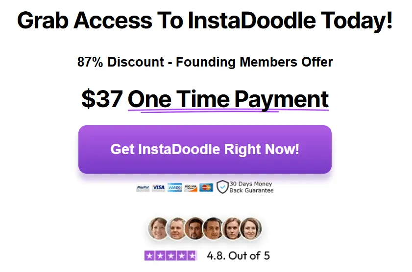 Instadoodle buy label